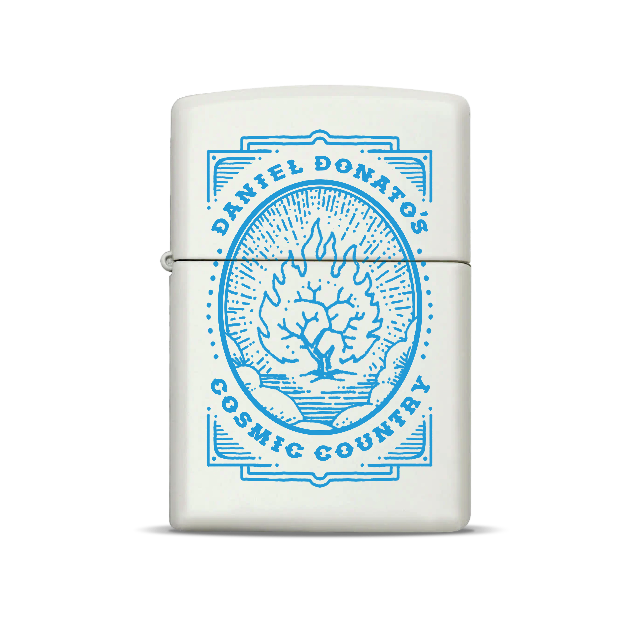 Horizons Zippo Lighter — White / Blue