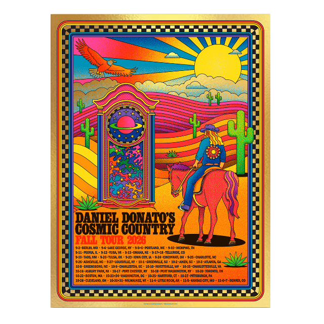 Fall '26 Tour Poster — Gold Foil